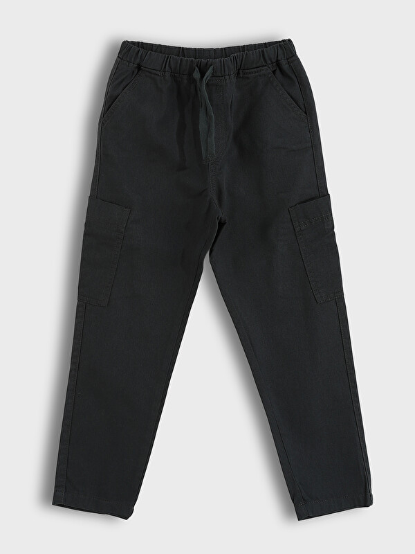 LCW Kids Pantalon Cargo à Taille Élastiquée pour Garçons