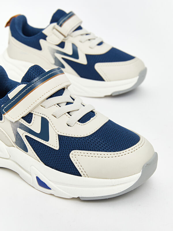 Bağcık ve Cırt Cırtlı Erkek Bebek Spor Ayakkabı - Görsel 4