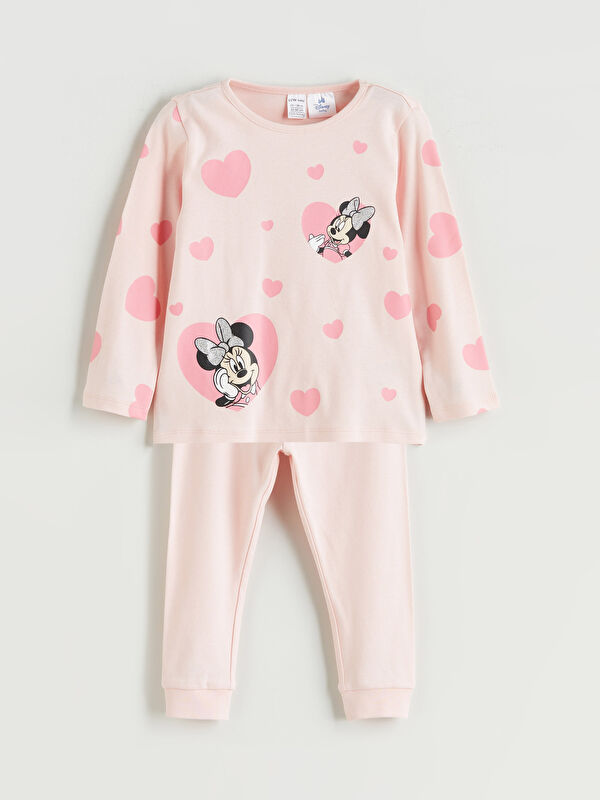 LCW baby Сәби қыздарға арналған minnie mouse принтті пижама жинағы