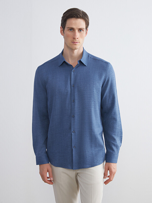 LCW Vision Chemise à Manches Longues Coupe Régulière pour Hommes
