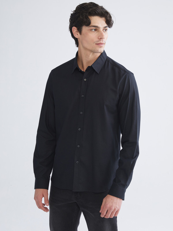 XSIDE Regular Fit Long Sleeve Gabardine Men's Shirt
