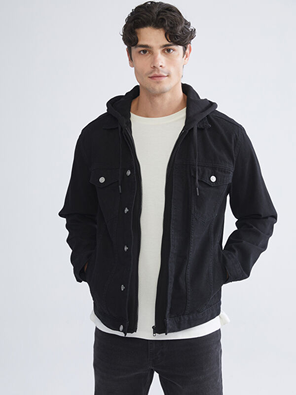 LCW Jeans Standart Kalıp Erkek Jean Ceket