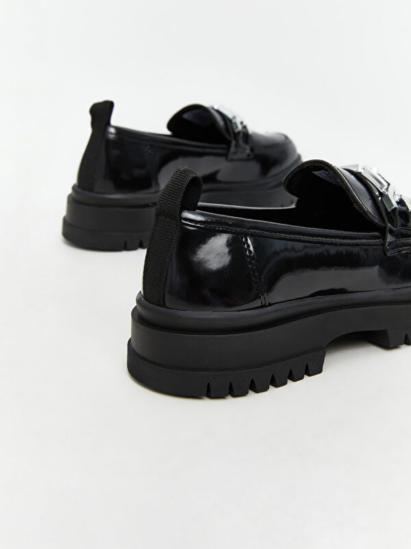 Parlak Görünümlü Kız Çocuk Klasik Ayakkabı - Görsel 6