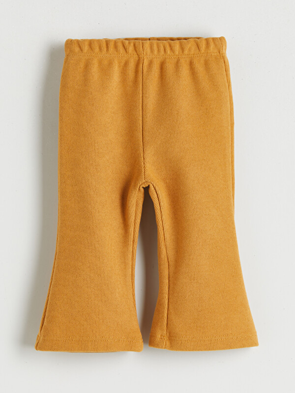 LCW baby Beli Lastikli Basic Kız Bebek Jogger Eşofman Alt