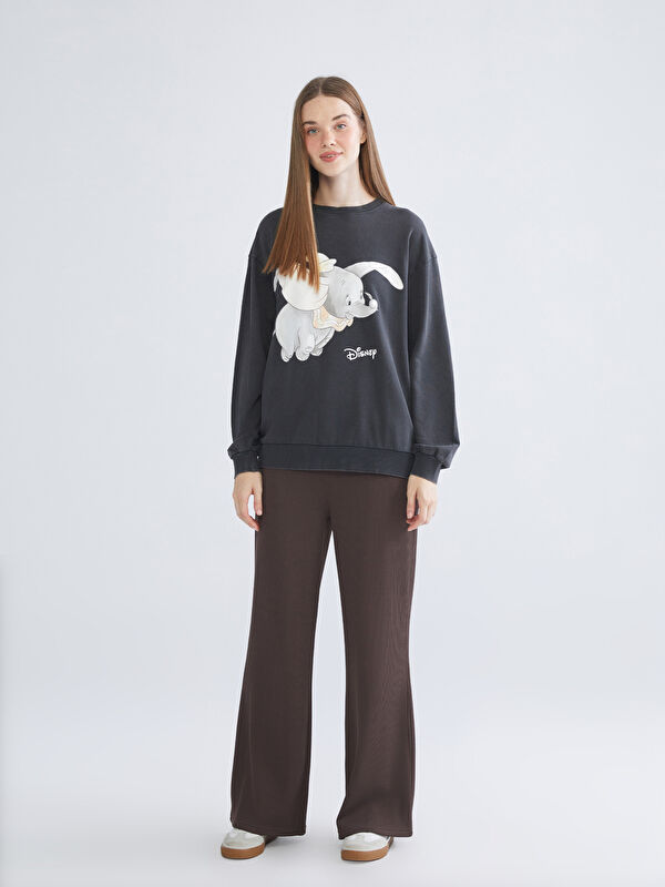 XSIDE Sweatpants mit Elastischem Bund und Weiten Beinen für Damen