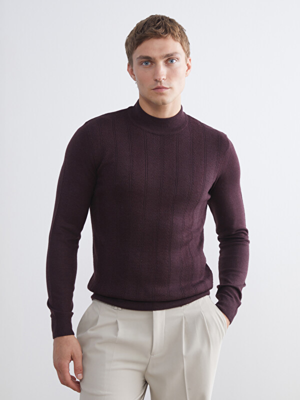 SOUTHBLUE Half Turtleneck Men's Knitwear Sweater