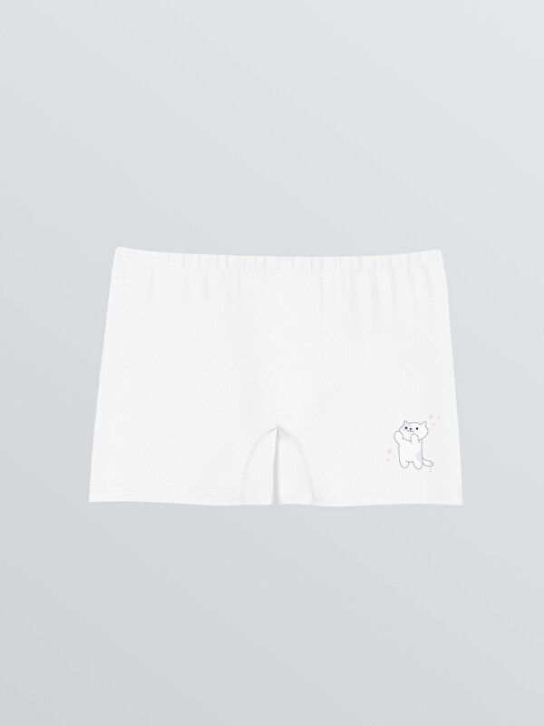 LCW Kids Baskılı Kız Çocuk Boxer