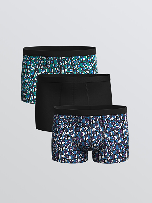 LC WAIKIKI Standart Kalıp Pamuklu Esnek Erkek Boxer 3'lü