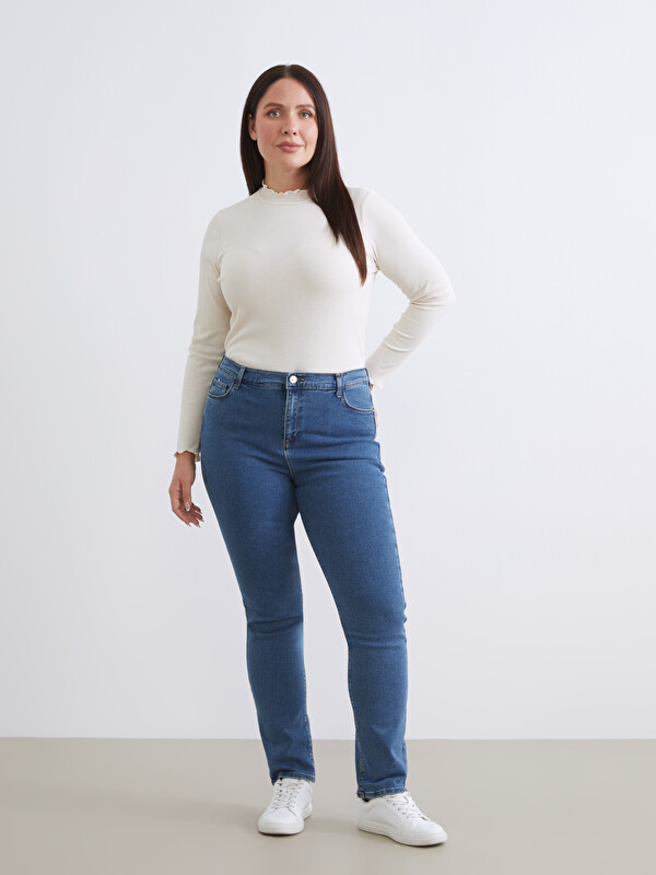 LCWAIKIKI Classic Slim Fit Kadın Jean Pantolon