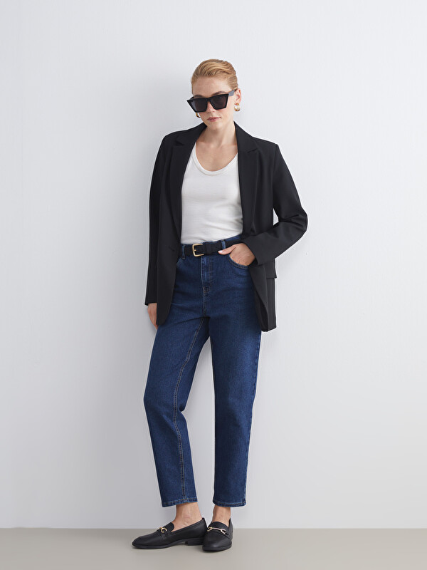 LCW Modest Mom Fit Kadın Jean Pantolon
