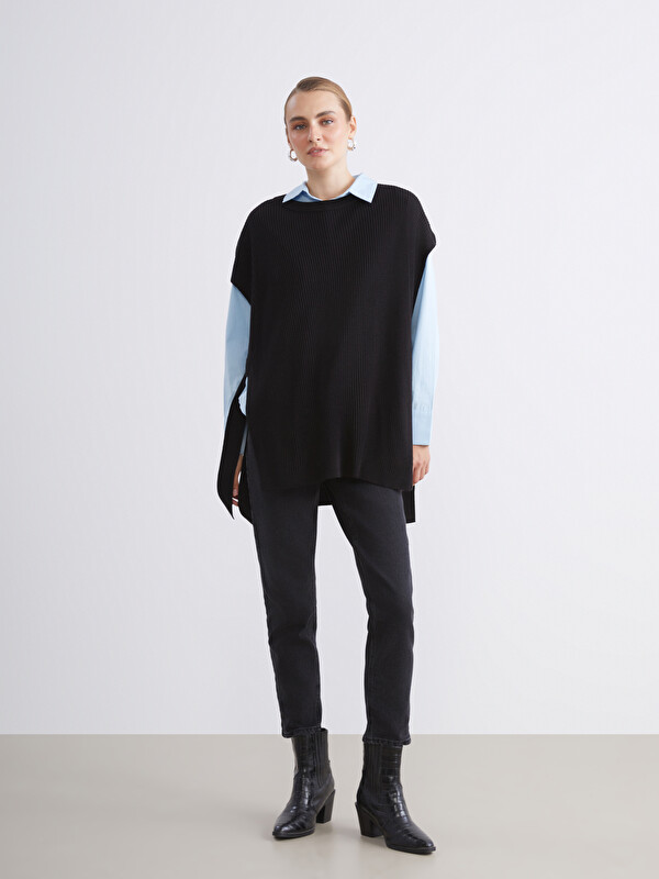 LCW Modest Mom Fit Kadın Jean Pantolon