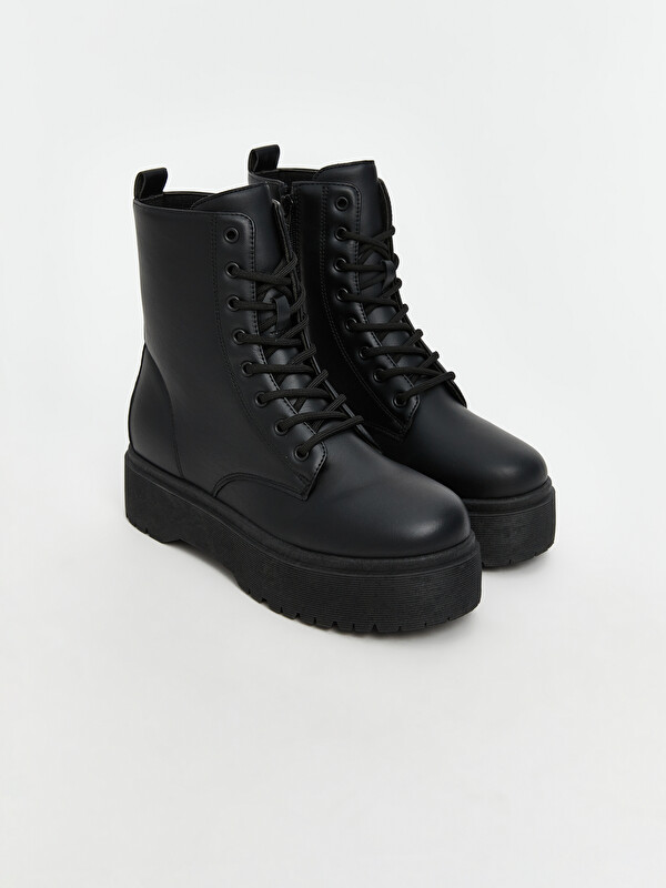 LCW STEPS Leather-Look Women's Boots
