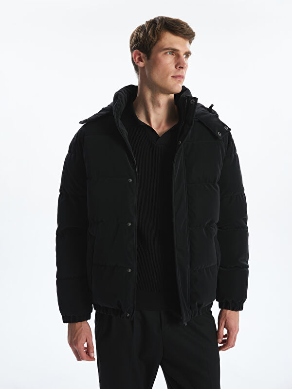 LCW Vision Relaxed Fit Hooded Men's Puffer Coat