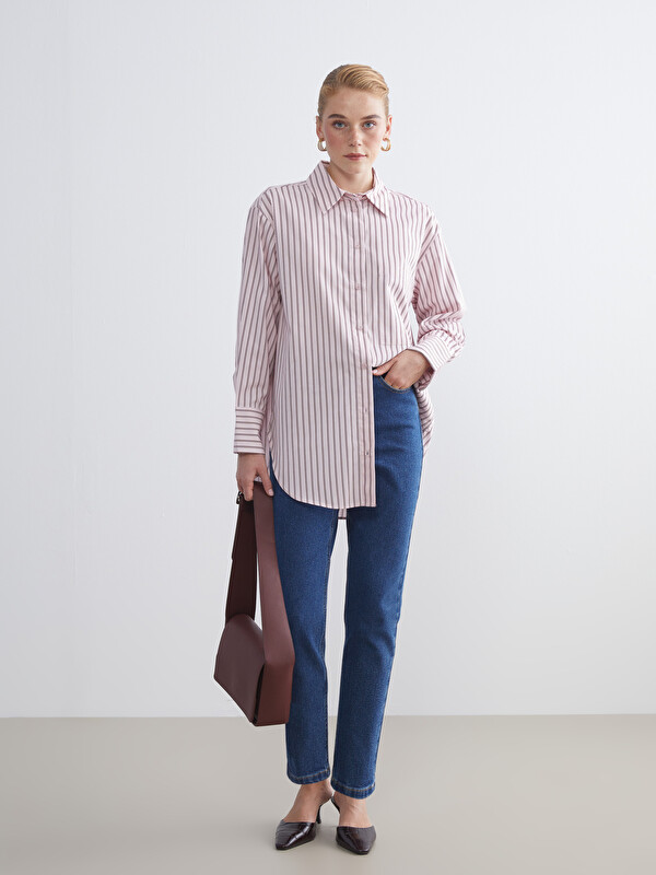 LCW Modest Mom Fit Kadın Jean Pantolon