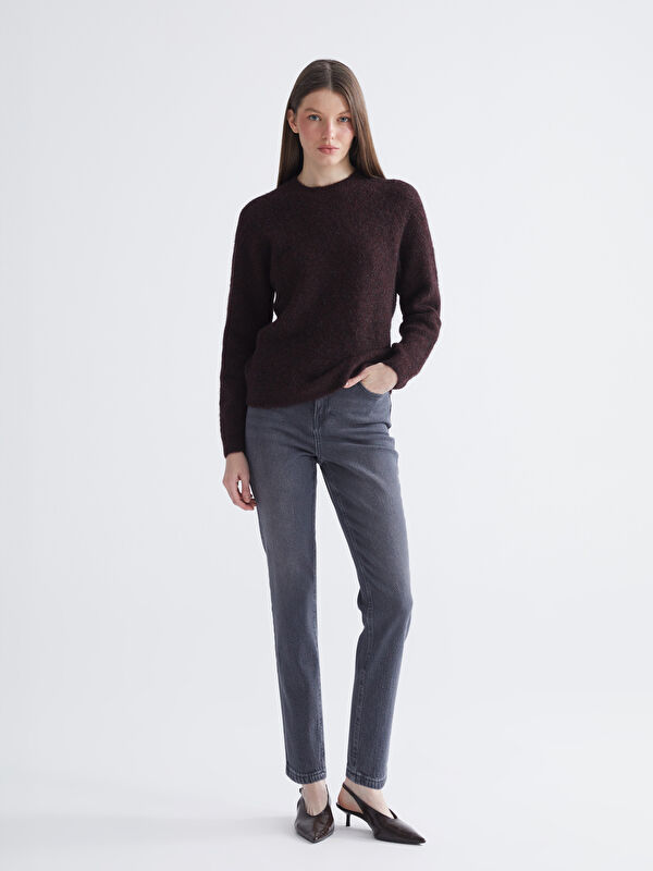 LCW Modest Mom Fit Kadın Jean Pantolon