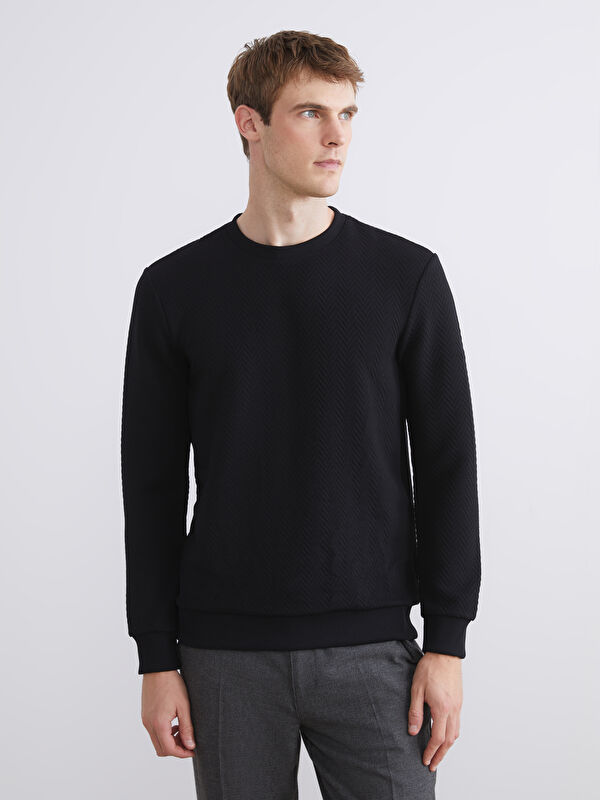 SOUTHBLUE Bisiklet Yaka Erkek Sweatshirt