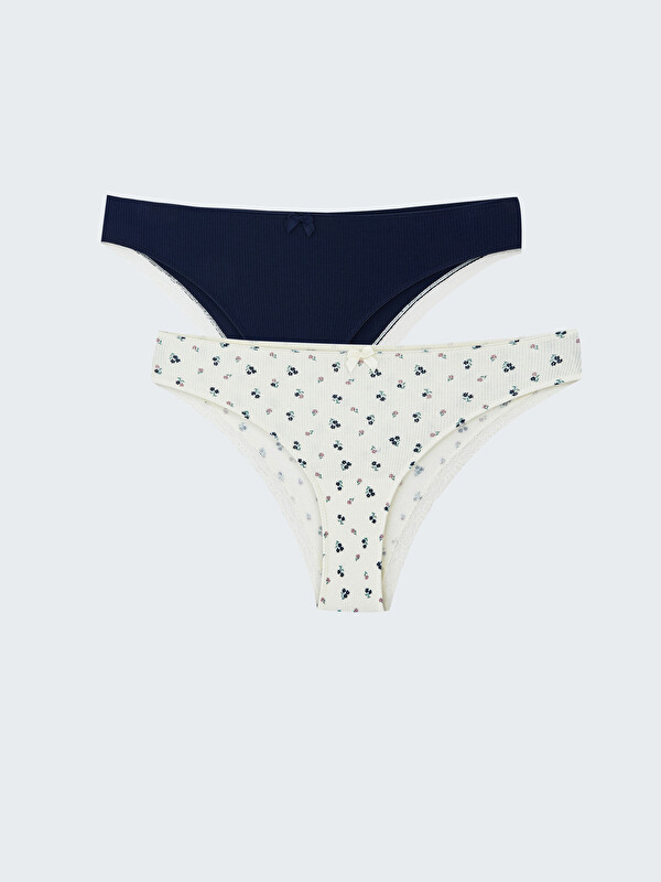 LCW DREAM Lot de 2 Culottes Brésiliennes Florales