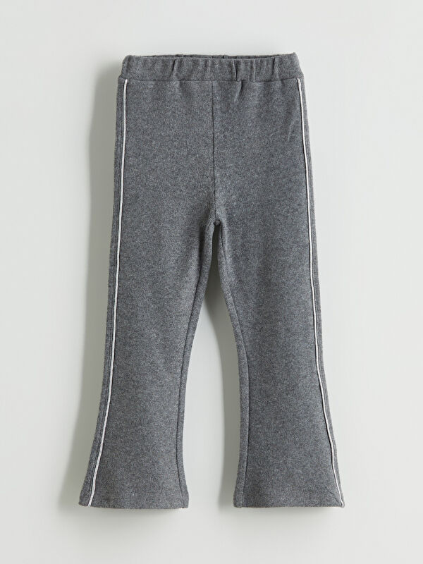 LCW Kids Beli Lastikli Kız Çocuk Tayt Pantolon	