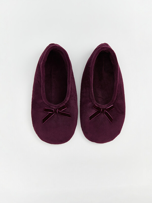LCW DREAM Bow Detail Non-Slip Sole Women's Homewear Sock
