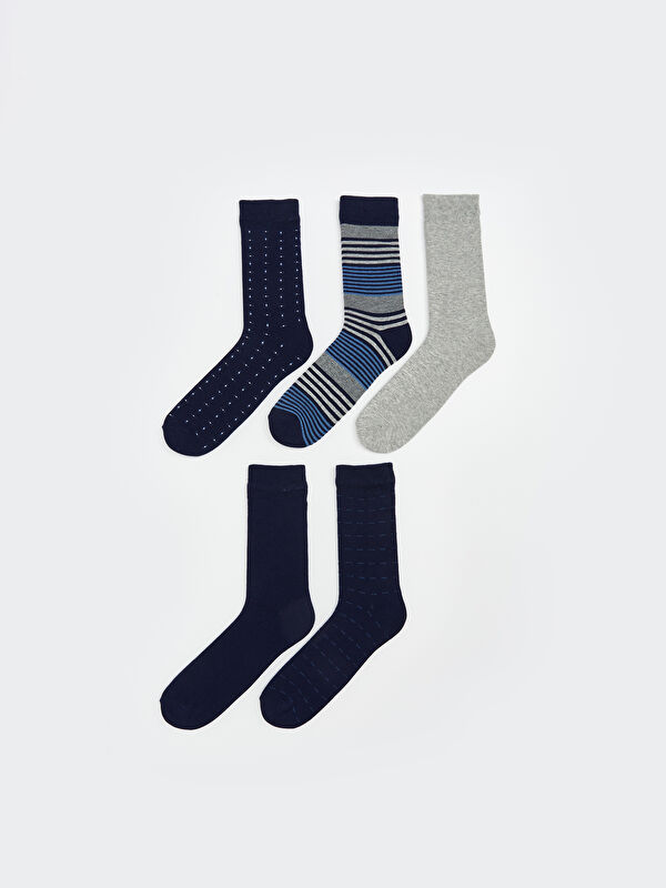 LCW ACCESSORIES Çizgili Erkek Soket Çorap 5'li