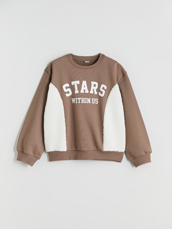 LCW Kids Crew Neck Girls' Sweatshirt