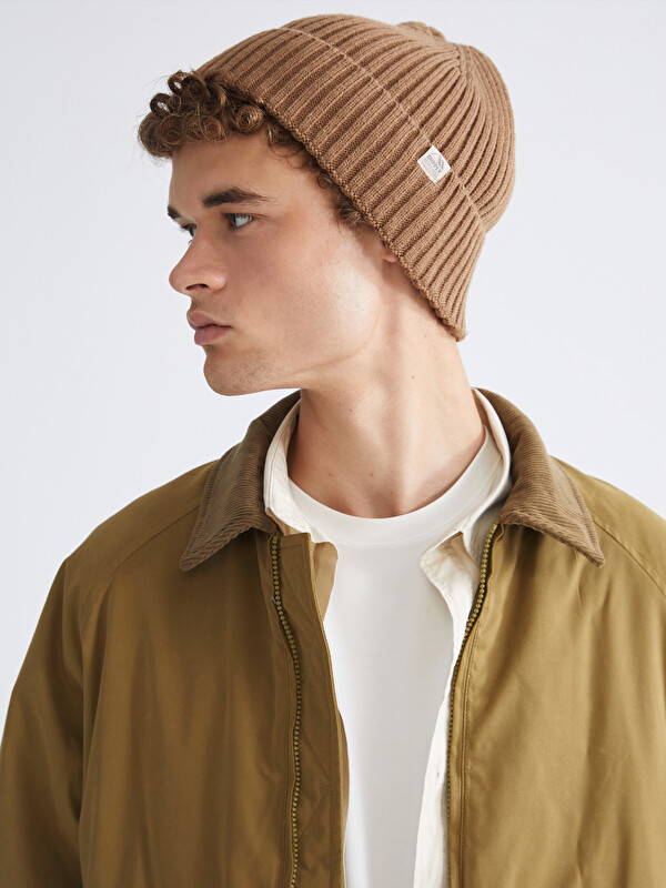 LCW ACCESSORIES Bonnet Brodé pour Hommes avec Étiquette
