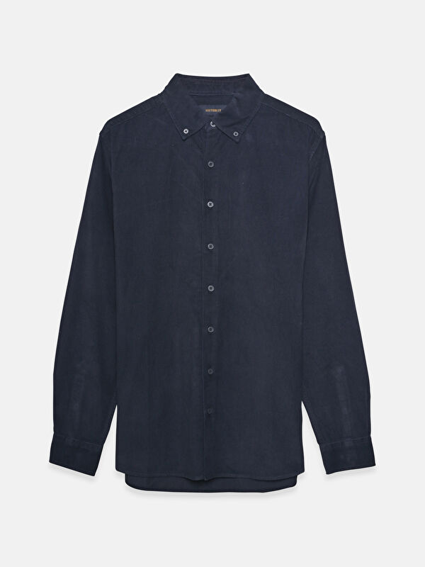 SOUTHBLUE Men's Slim Fit Velvet Shirt