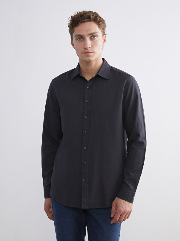 SOUTHBLUE Slim Fit Long Sleeve Men's Shirt