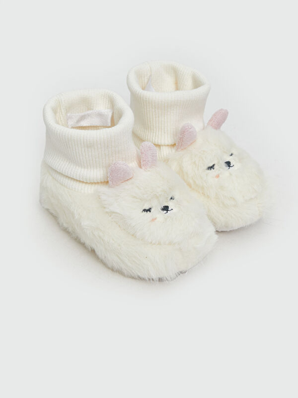 Kız Bebek Çoraplı Ev Ayakkabısı - Görsel 2