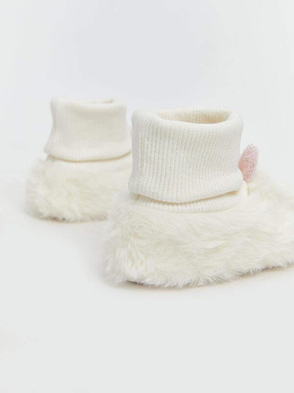 Kız Bebek Çoraplı Ev Ayakkabısı - Görsel 6