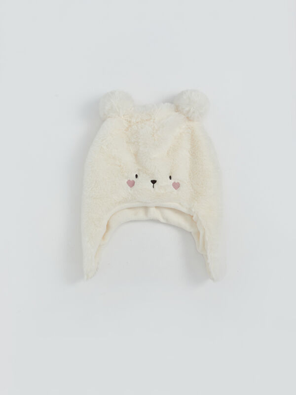 LCW baby Pom-Pom Detailed Baby Girls' Snow Hat