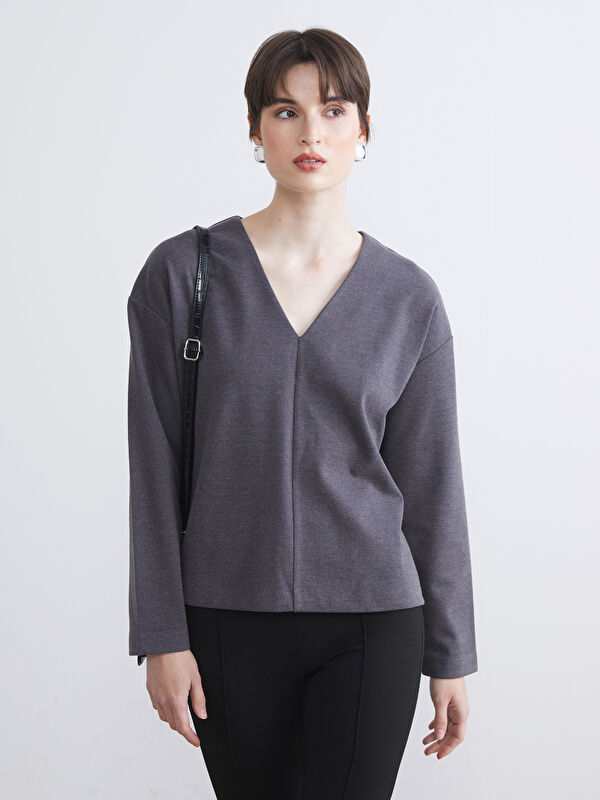 LCW Vision V Neck Blouse