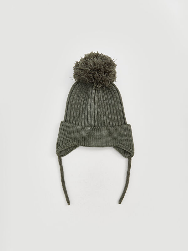 LCW baby Pom-Pom Detail Baby Boys' Beanie