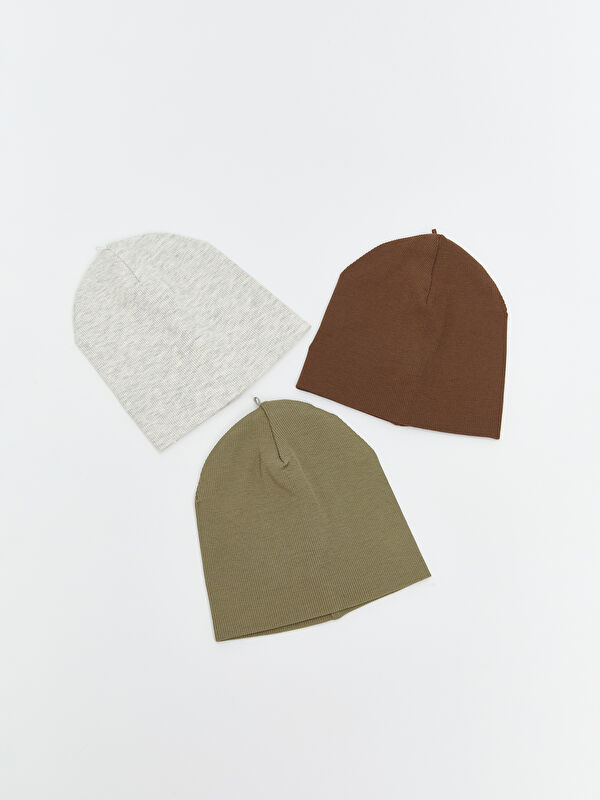 LCW baby Basic Baby Boys' Beanie 3-Pack