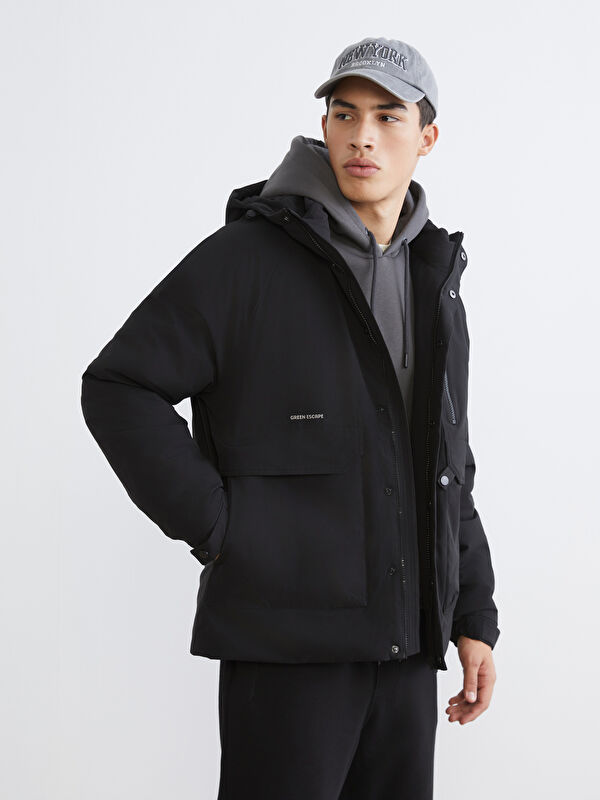 XSIDE Regular Fit Hooded Men's Parka