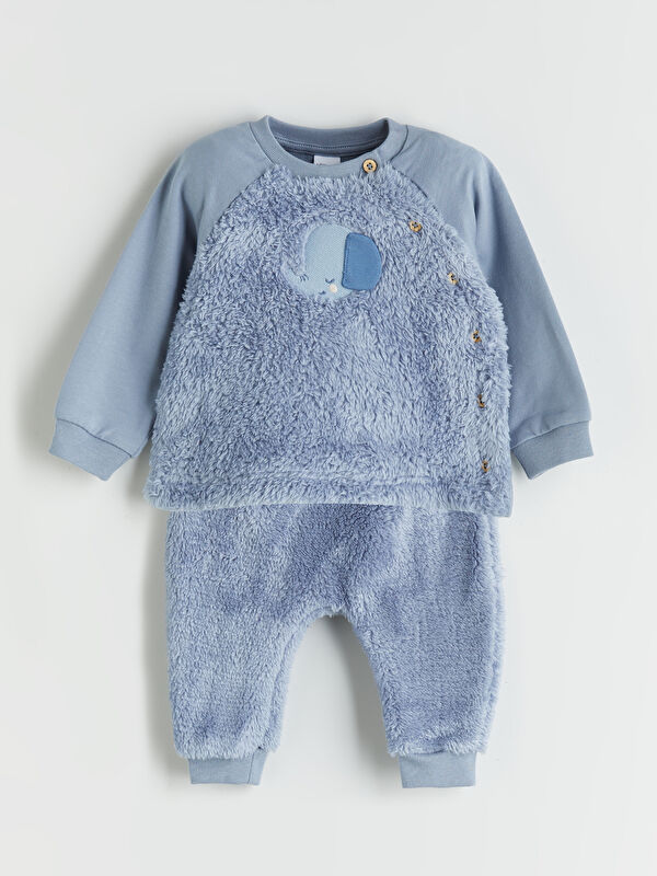 LCW baby Plush Baby Boys' Pyjama Set