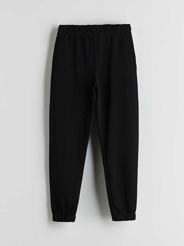 LCW ECO Beli Lastikli Kız Çocuk Jogger Eşofman Altı