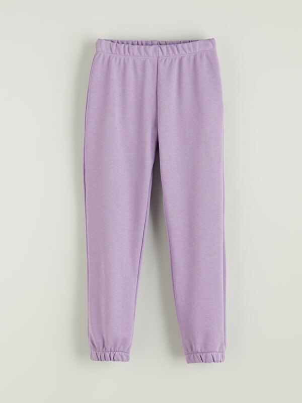 LCW ECO Beli Lastikli Kız Çocuk Jogger Eşofman Altı