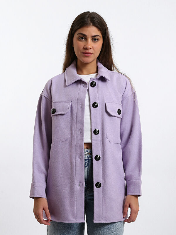 LCW Vision Oversize Kadın Gömlek Ceket