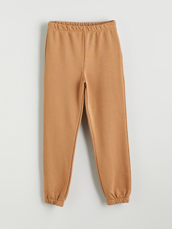 LCW ECO Beli Lastikli Kız Çocuk Jogger Eşofman Altı