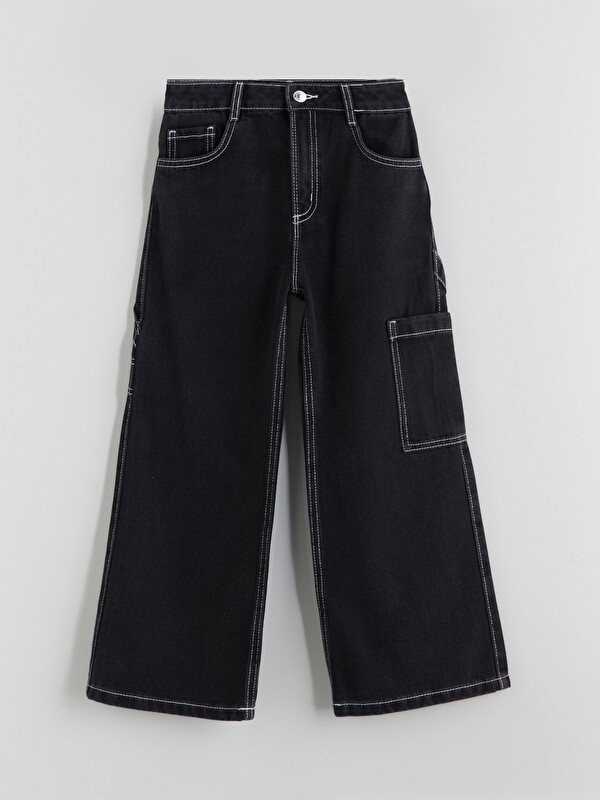 LCW Kids Wideleg Girls' Cargo Pants