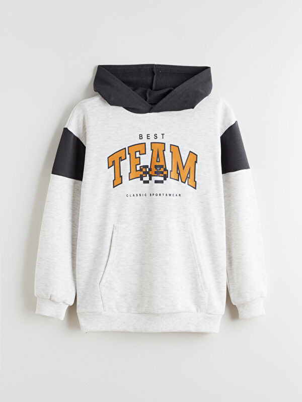 LCW Kids Kapüşonlu Erkek Çocuk Sweatshirt