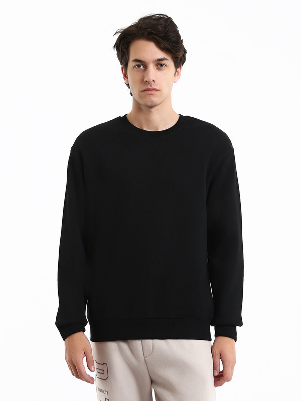 XSIDE Crew Neck Long Sleeve Thick Men's Sweatshirt