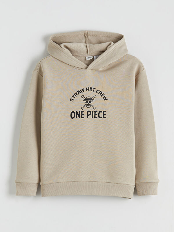 LCW Kids One Piece Baskılı Erkek Çocuk Kalın Sweatshirt
