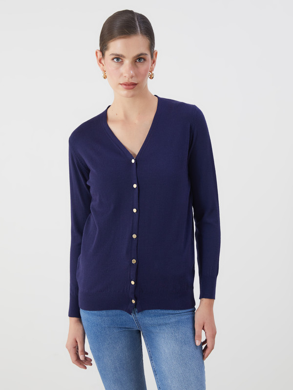 LCWAIKIKI Classic V Neck Women's Knitwear Cardigan