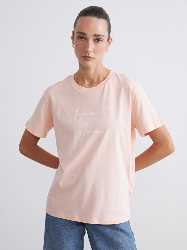 LCW EVERYDAY Crew Neck Printed Women's T-Shirt