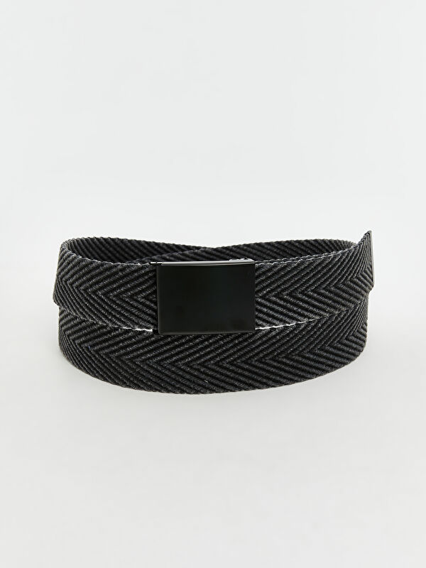 LCW ACCESSORIES Örgü Desenli Erkek Kemer