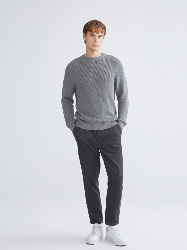 XSIDE Slim Fit Velvet Men's Trousers