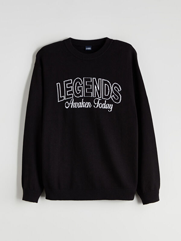 LCW Kids Rundhalsausschnitt Strickpullover für Jungen