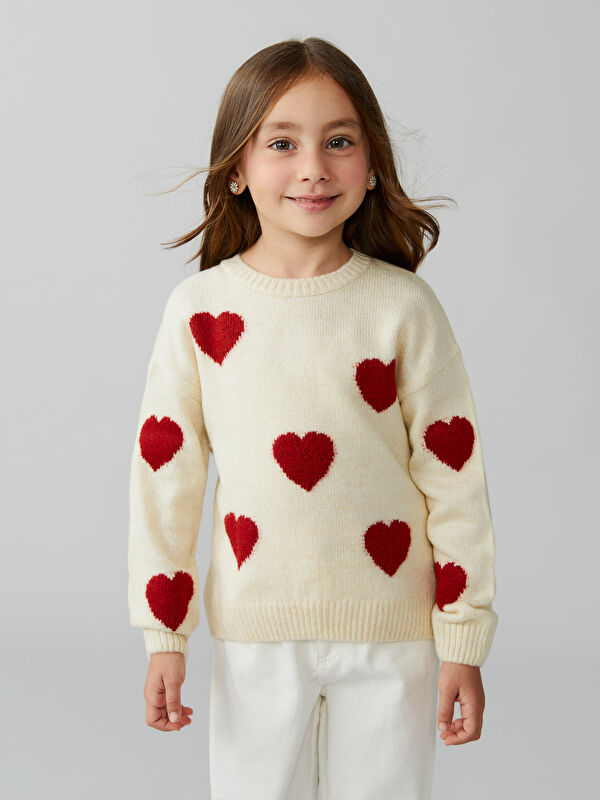 LCW Kids Pull-over Tricot Col Claudine pour Filles